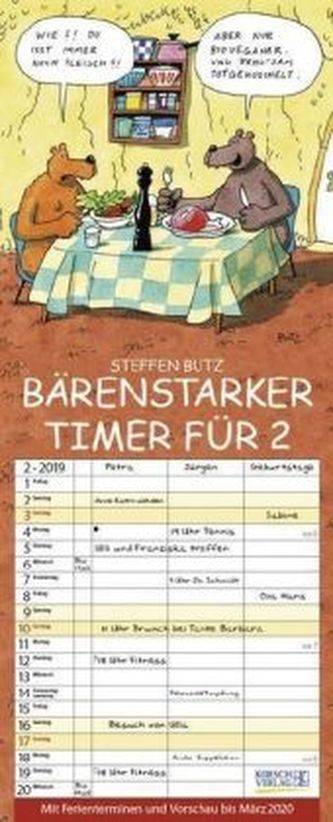 Bärenstarker Timer für 2 2019
