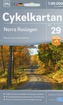 Cykelkartan Norstedts Radwanderkarte Norra Roslagen