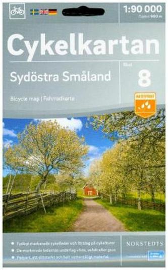 Cykelkartan Norstedts Radwanderkarte SO Smaland
