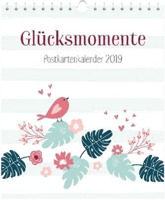 Glücksmomente 2019 - Postkartenkalender