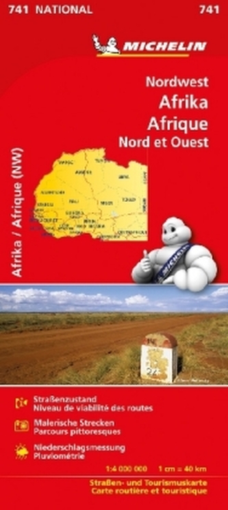 Michelin Karte Nordwest-Afrika