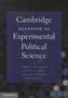 Cambridge Handbook of Experimental Political Science