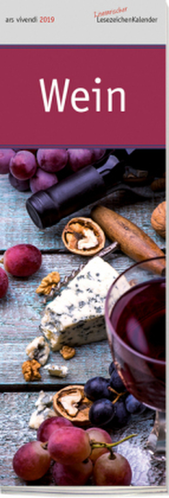 Lesezeichenkalender: Wein 2019