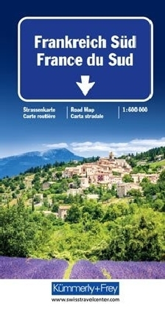 Kümmerly & Frey Straßenkarte Frankreich Süd. France du Sud. Southern France / Francia del Sud