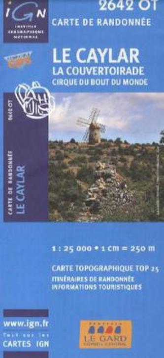 IGN Karte, Carte de randonnée (et plein air) Le Caylar, La Couvertoirade
