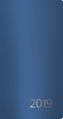 Agenda Metallic blau M 2019