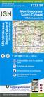 IGN Karte, Serie Bleue Montmoreau, St-Cybard, Villebois-Lavalette