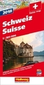 Hallwag Straßenkarte Schweiz / Suisse 2018