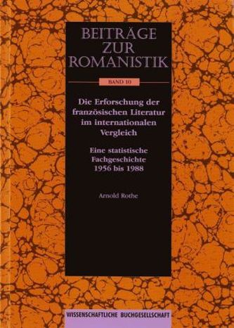 Die Erforschung der französischen Literatur im internationalen Vergleich