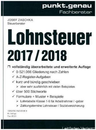 Lohnsteuer 2017 / 2018
