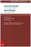 Angewandte Philosophie. Eine internationale Zeitschrift / Applied Philosophy. An International Journal. H.2017/1