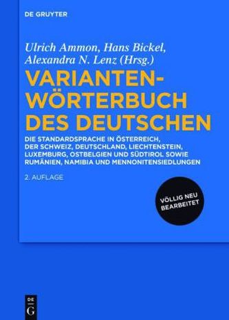 Variantenwörterbuch des Deutschen Variantenwörterbuch des Deutschen
