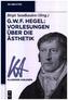 G. W. F. Hegel: Vorlesungen über die Ästhetik