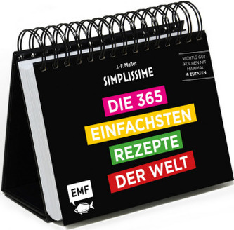 Simplissime - Die 365 einfachsten Rezepte der Welt: Tischkalender