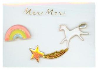 Anstecker Einhornaus Emaille