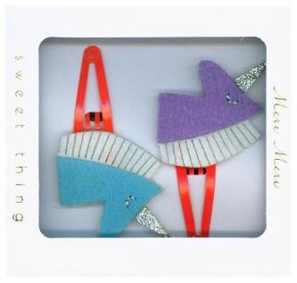 Haarspangen Einhorn aus Filz S / 2