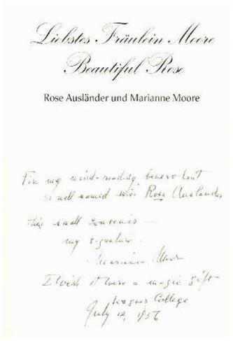 Liebstes Fräulein Moore - Beautiful Rose