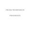 Frank Weidenbach. Fragmente