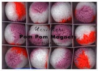 Magnete mit Bommel S/12