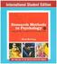 Research Methods in Psychology, International Student Edition