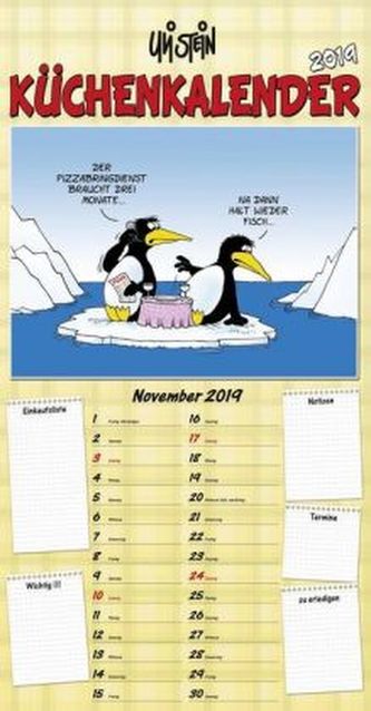 Uli Stein Küchenkalender 2019 Uli Stein Küchenkalender 2019
