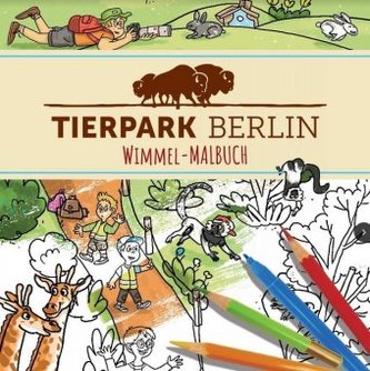 Tierpark Berlin Wimmel-Malbuch