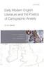 Early Modern English Literature and the Poetics of Cartographic Anxiety