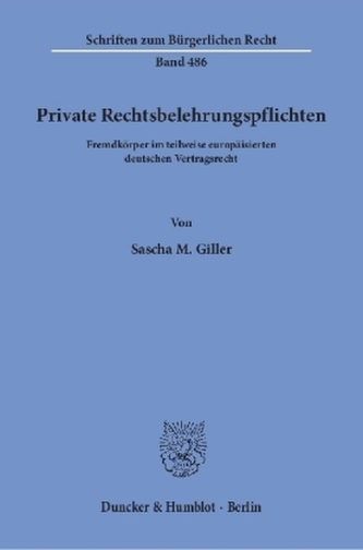 Private Rechtsbelehrungspflichten.