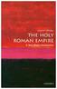 The Holy Roman Empire: A Very Short Introduction