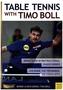 Table Tennis with Timo Boll