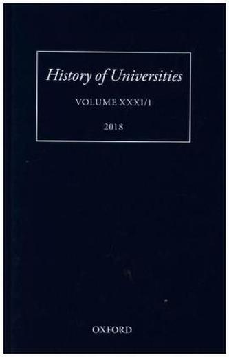 History of Universities. Vol.XXXI/1