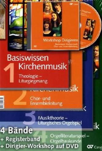 Basiswissen Kirchenmusik, 4 Bde. + Registerbd. + DVD