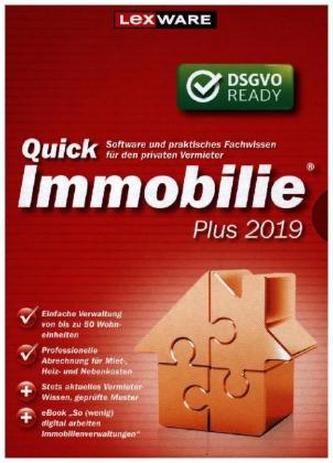 QuickImmobilie plus 2019, 1 CD-ROM