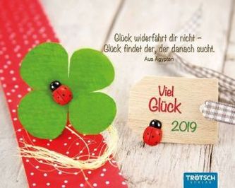 Viel Glück, Notizkalender 2019