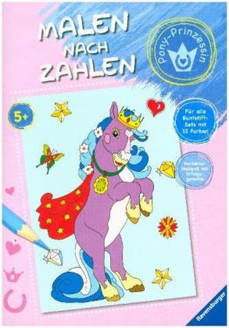 Malen nach Zahlen: Pony-Prinzessin