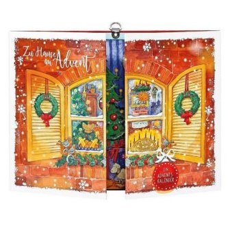 Zu Hause im Advent, XL-Altarfalz-Adventskalender, m. Buch
