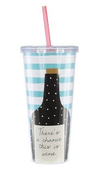 Tumbler: Wine - Trinkbecher im frischen Design: Wein