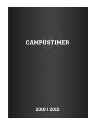 Campustimer A5 Woche Black 2018/2019