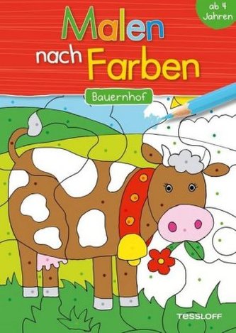 Malen nach Farben. Bauernhof