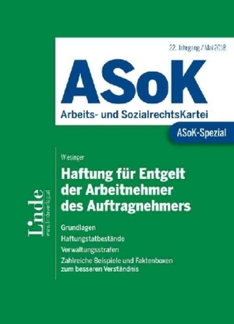 ASoK-Spezial Haftung für Entgelt der Arbeitnehmer des Auftragnehmers