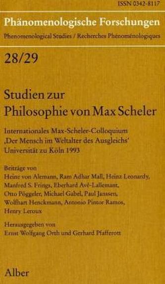 Studien zur Philosophie von Max Scheler