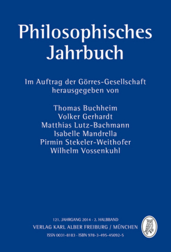 Philosophisches Jahrbuch Philosophisches Jahrbuch