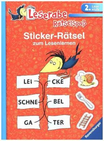 Sticker-Rätsel zum Lesenlernen