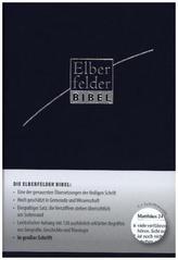 Elberfelder Bibel in großer Schrift, ital. Kunstleder blau
