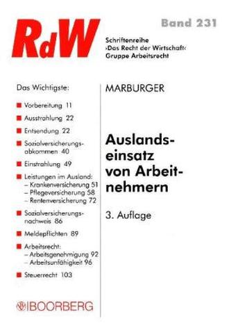 Auslandseinsatz von Arbeitnehmern