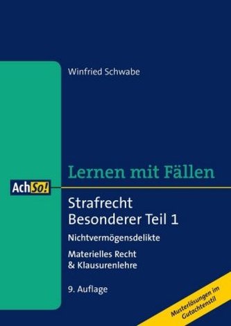 Strafrecht Besonderer Teil. Tl.1