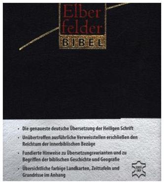 Elberfelder Bibel - Taschenausgabe, Leder Goldschnitt