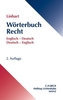 Wörterbuch Recht / Dictionary of Law