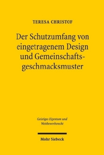 Der Schutzumfang von eingetragenem Design und Gemeinschaftsgeschmacksmuster
