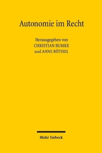 Autonomie im Recht